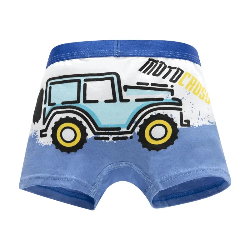 4PCs Set Engineering Adventure Underwear Panties