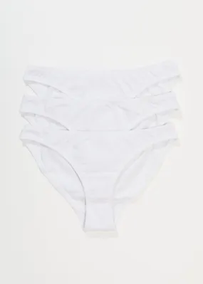 AFENDS Womens Lolly - Bikini Briefs 3 Pack - White