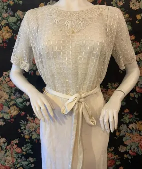 Amazing 1930's Slip Dress  UK Size 10