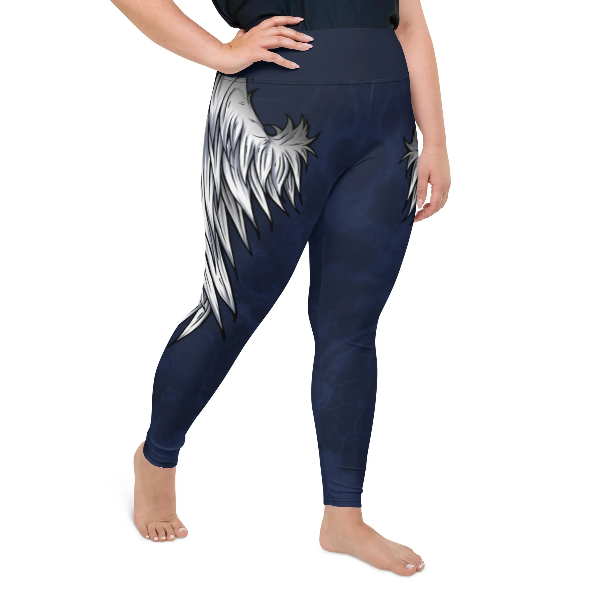 Angel Wings Plus Size Leggings