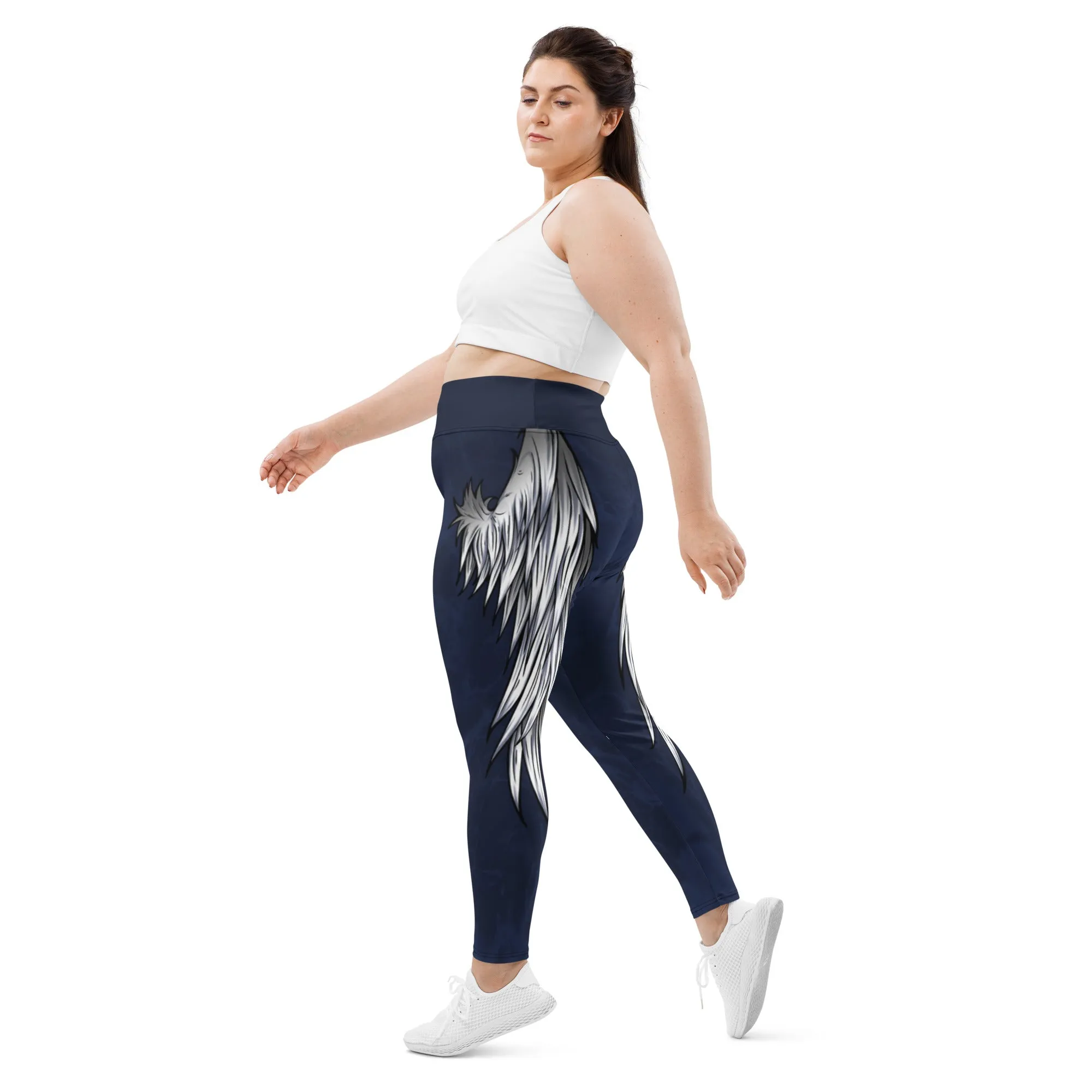 Angel Wings Plus Size Leggings