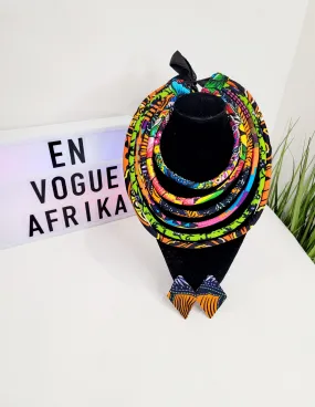 Ankara Layer Necklace