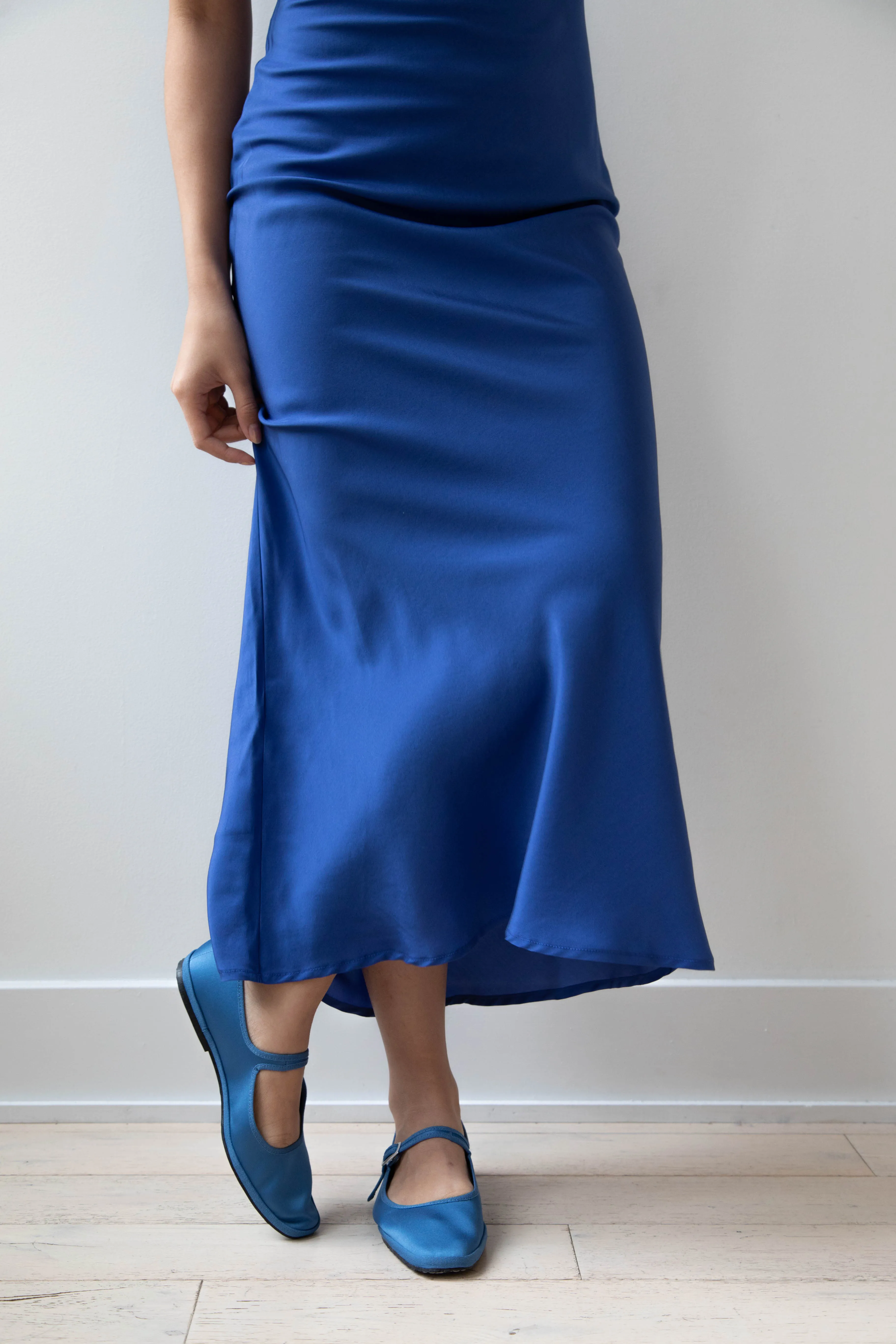 Barena Venezia | Aga Dress in Victoria Blue Silk