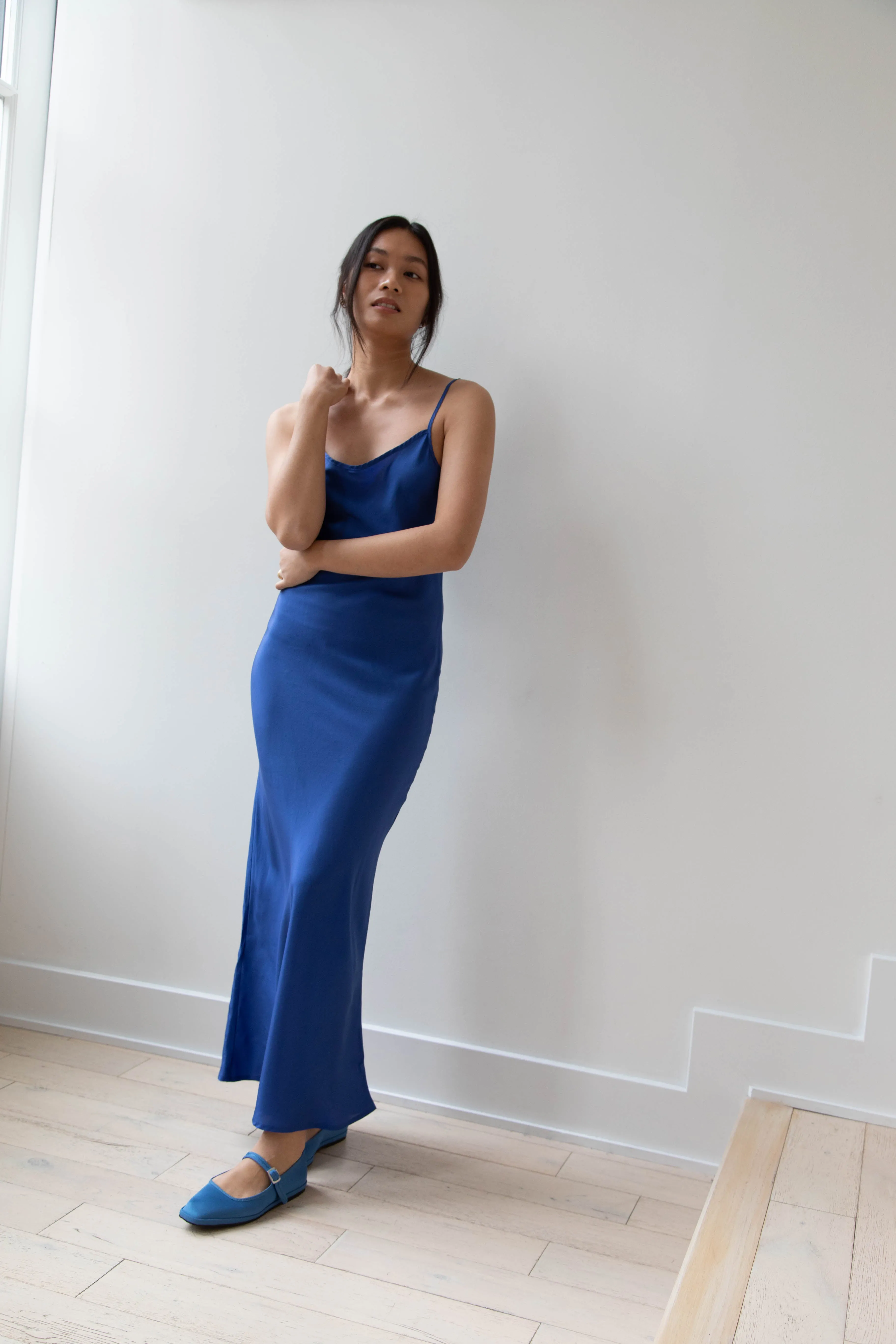 Barena Venezia | Aga Dress in Victoria Blue Silk