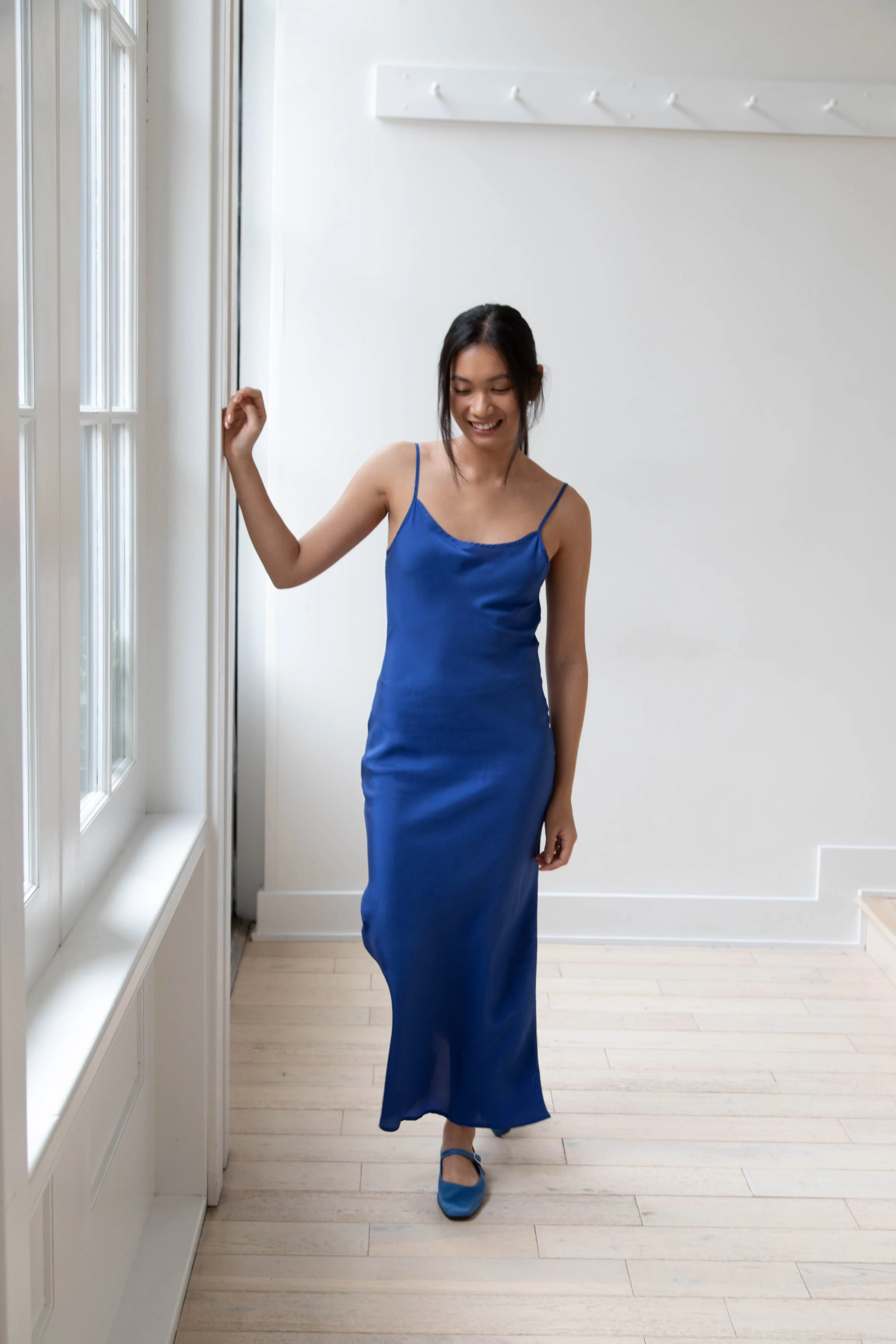 Barena Venezia | Aga Dress in Victoria Blue Silk