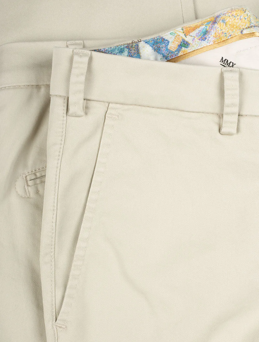 Beige Lupus Cotton Trouser