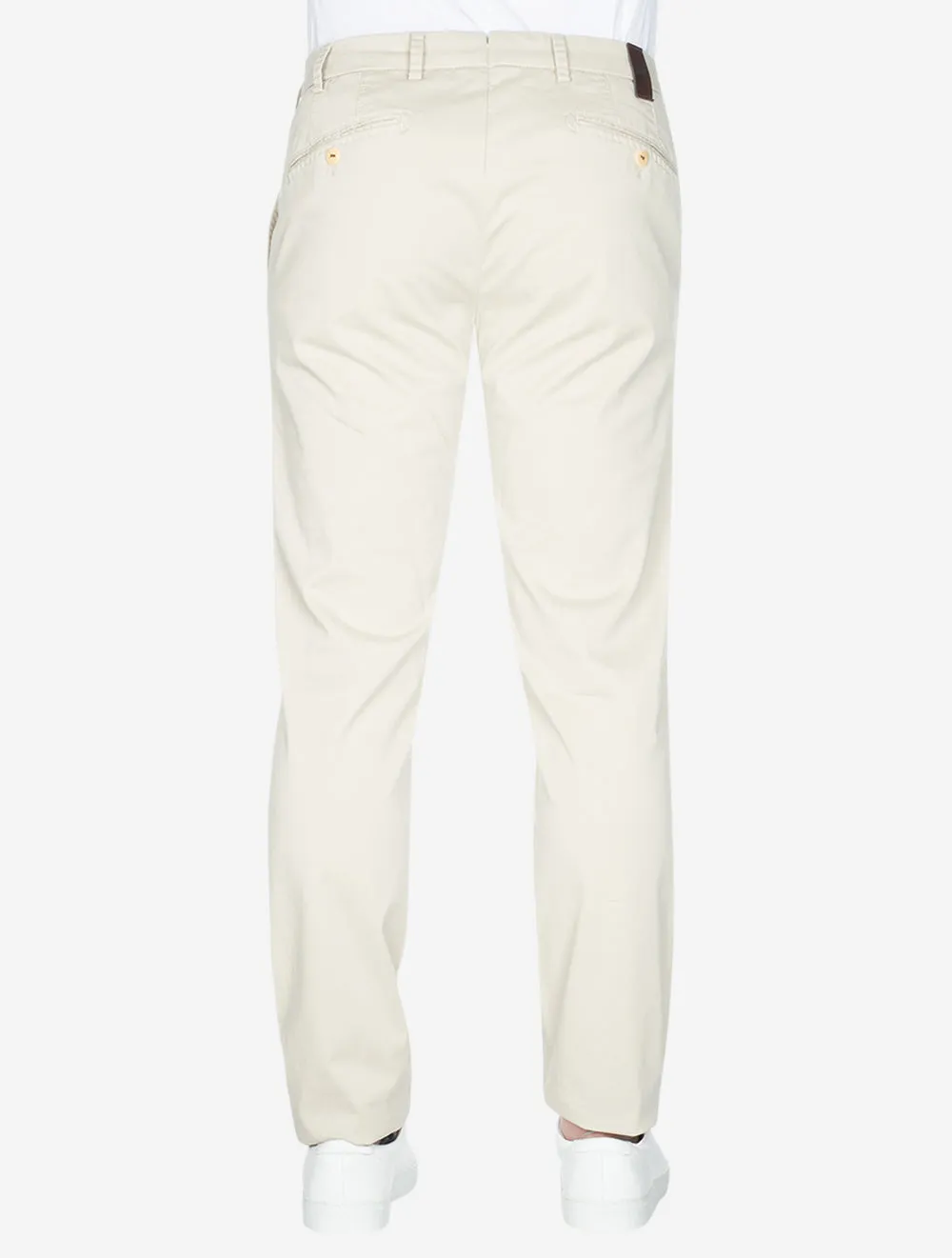 Beige Lupus Cotton Trouser