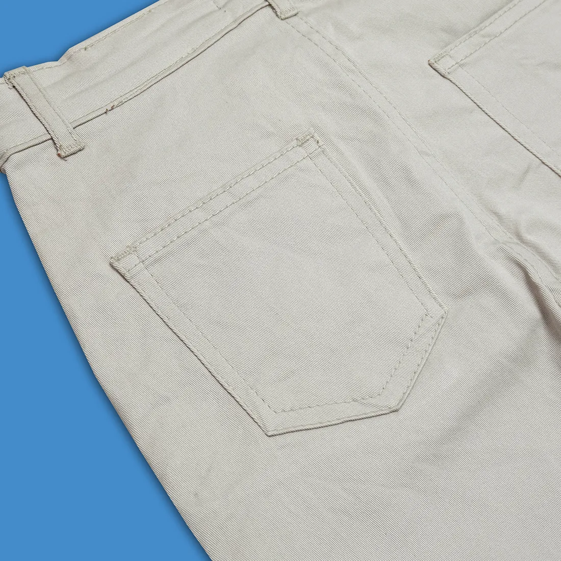 Beige Super Slim Fit Chinos