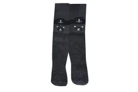 Boy's Cotton Tights - Sailor Panda - Grey