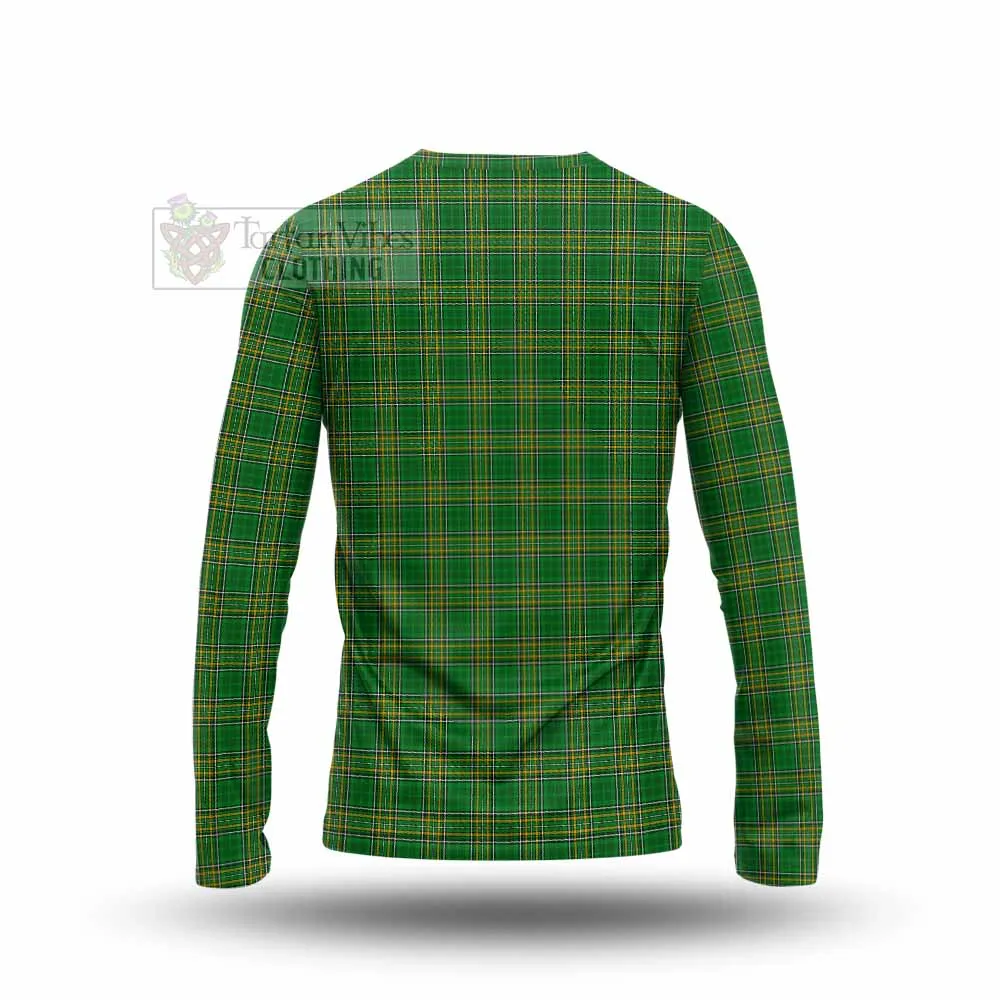 Brady Irish Clan Tartan Long Sleeve T-Shirt with Coat of Arms