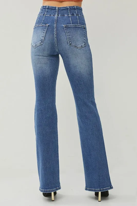 Brooke High Rise 'No Holes" Jeans