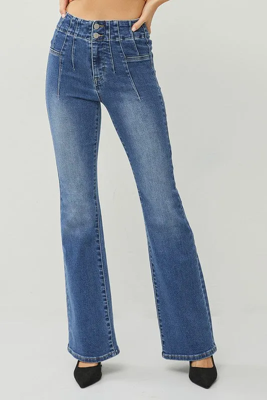 Brooke High Rise 'No Holes" Jeans