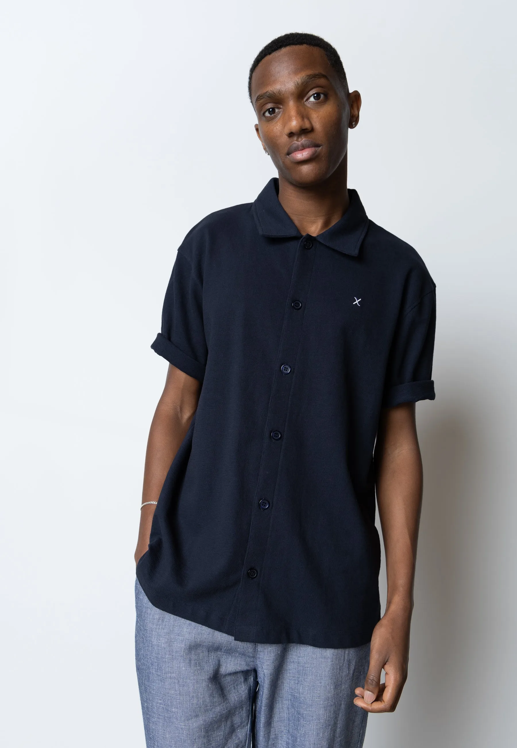 Calton shirt - Mørk Navy