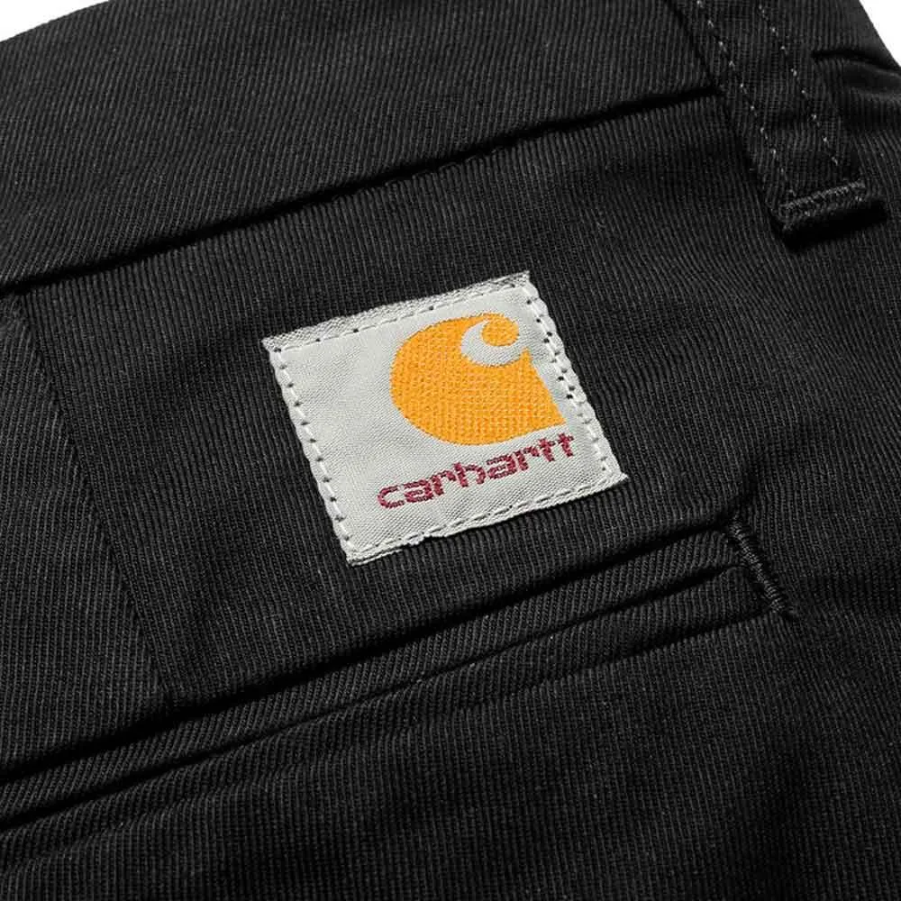 Carhartt WIP Sid Pant Chinos - Black Rinsed