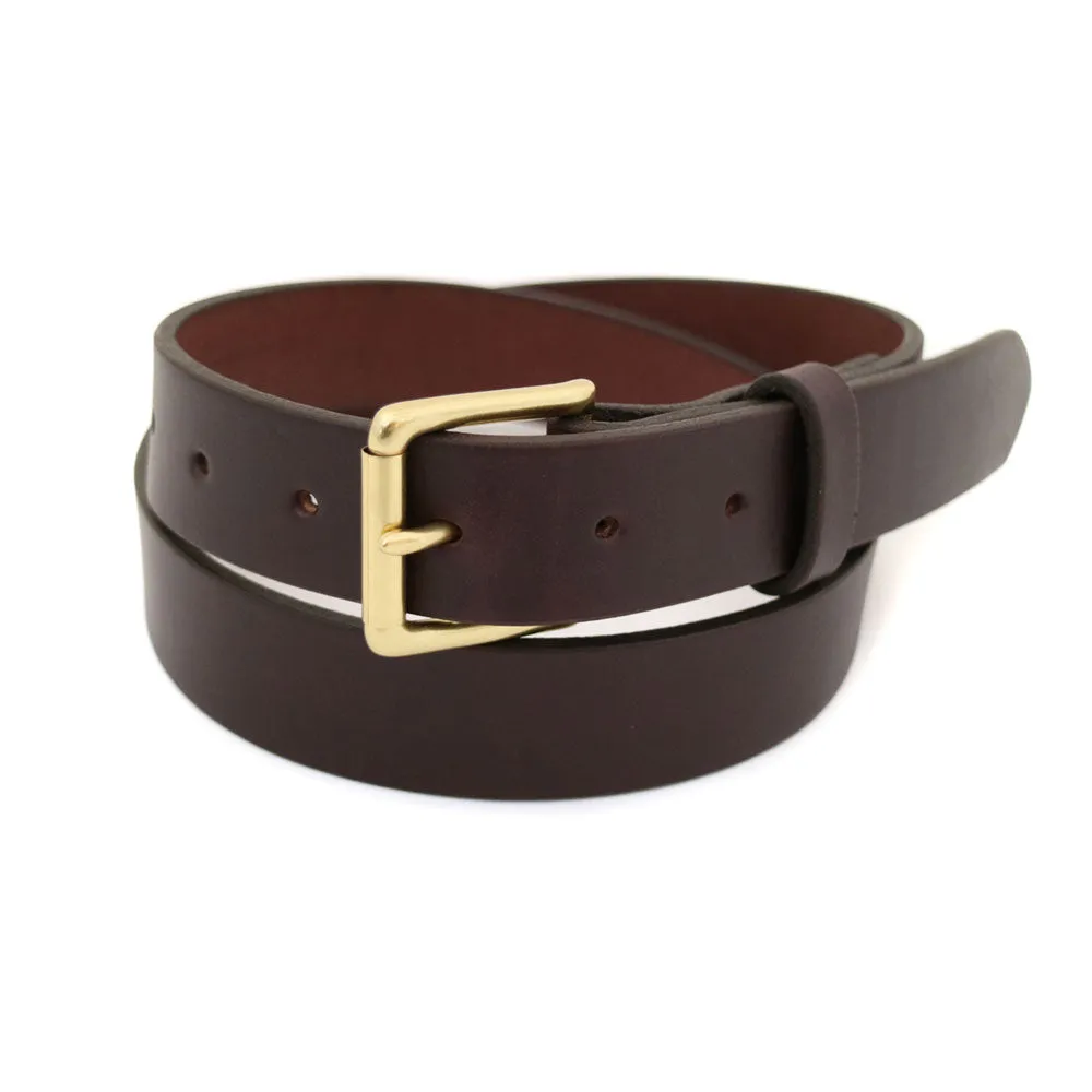 Classic Fit Belt / Narrow 1 1/4" - Brass Hardware