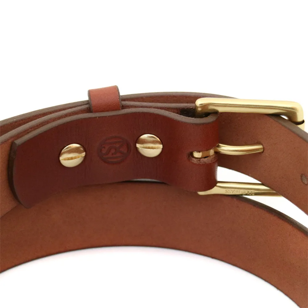 Classic Fit Belt / Narrow 1 1/4" - Brass Hardware