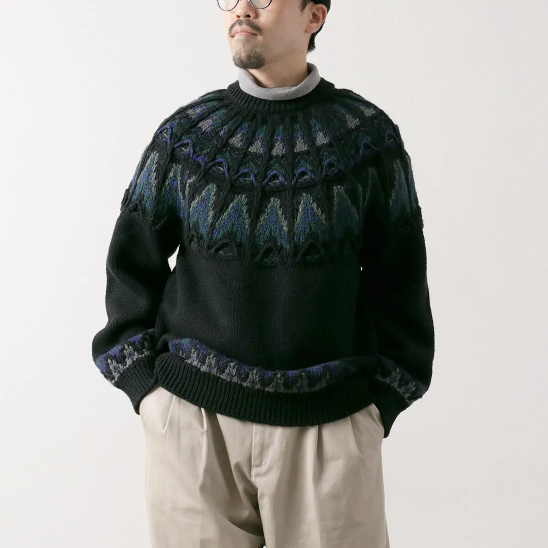 COOHEM / Nordic Knit Pullover