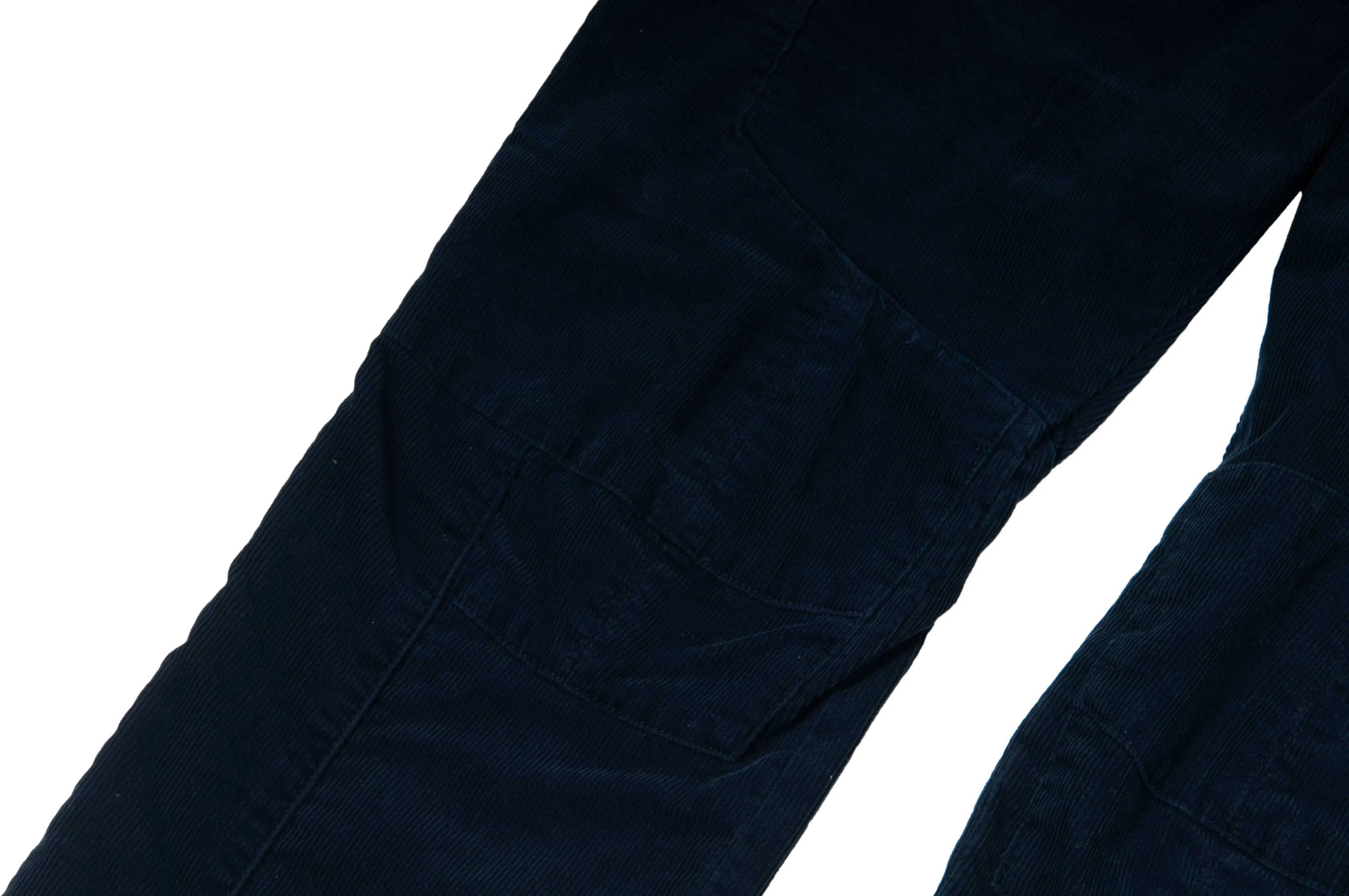 Corduroy Biker Jeans (Navy)