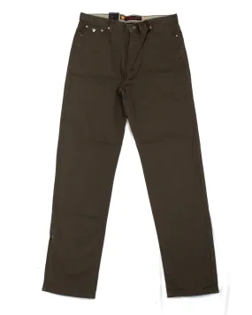 Crockett & Jones Choc Straight Leg Chino