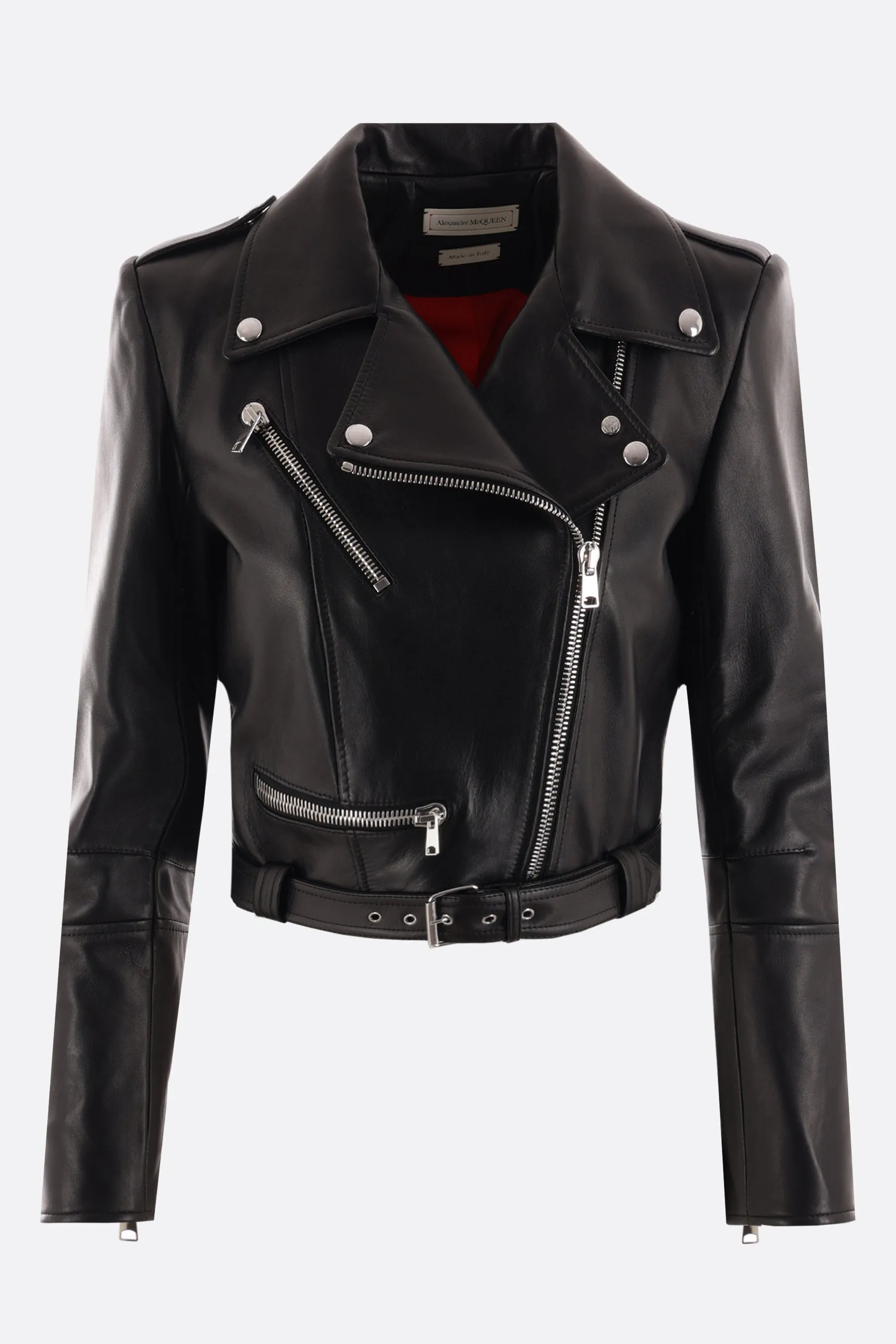 Cropped Biker Jacket