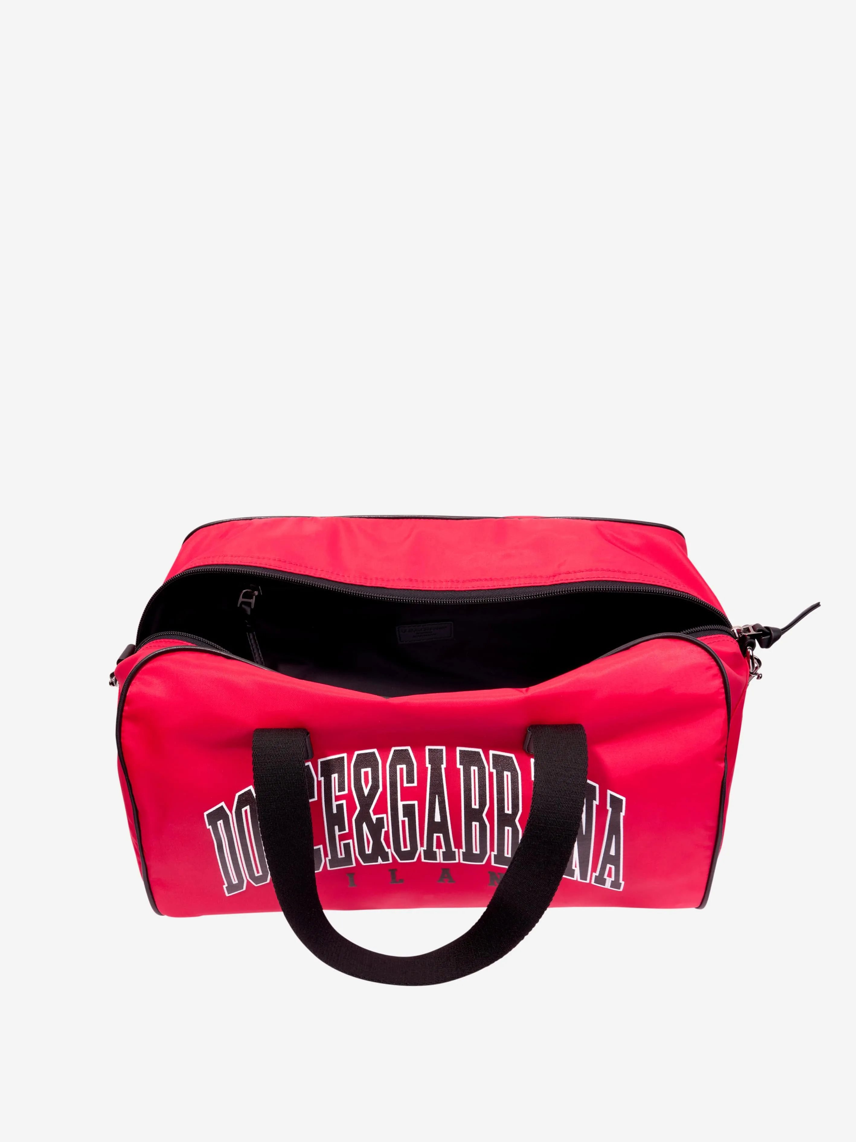 Dolce & Gabbana Boys Milano Logo Duffle Bag in Red