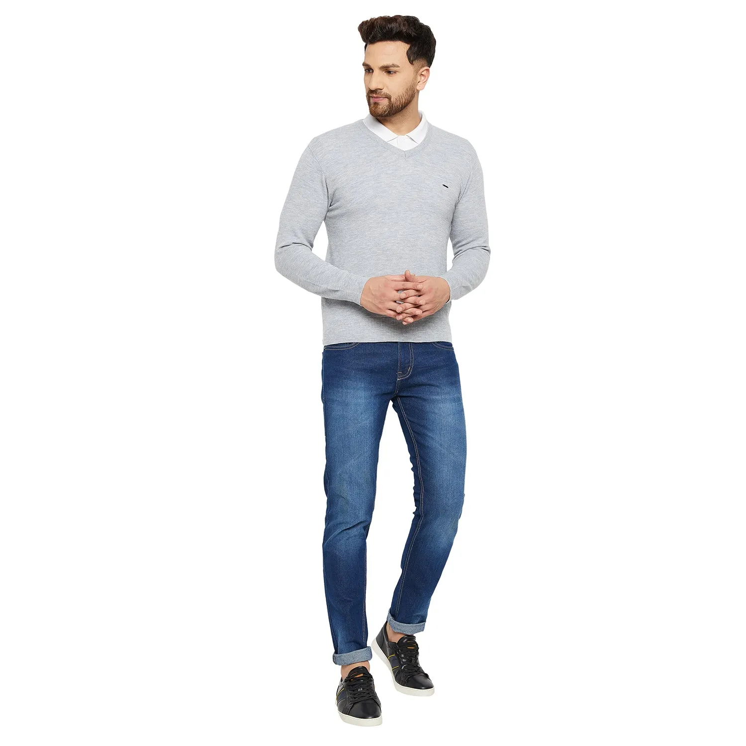 Duke Stardust Men V Neck Sweater (SDS675)