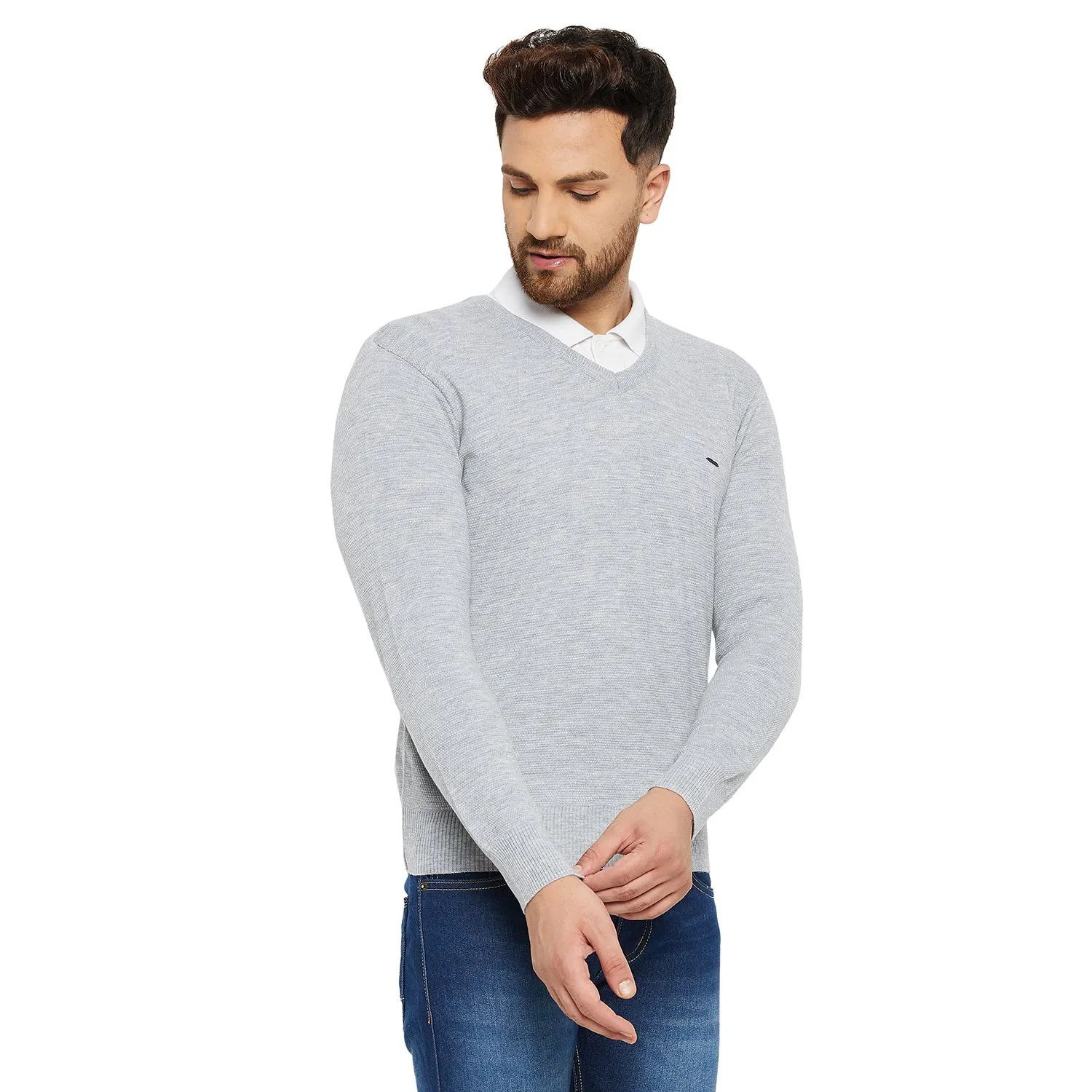 Duke Stardust Men V Neck Sweater (SDS675)