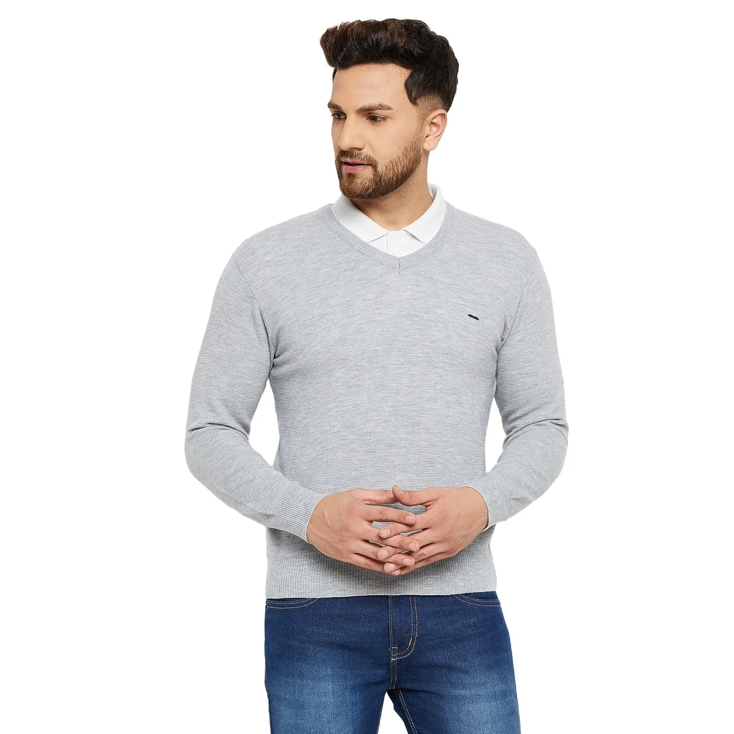 Duke Stardust Men V Neck Sweater (SDS675)