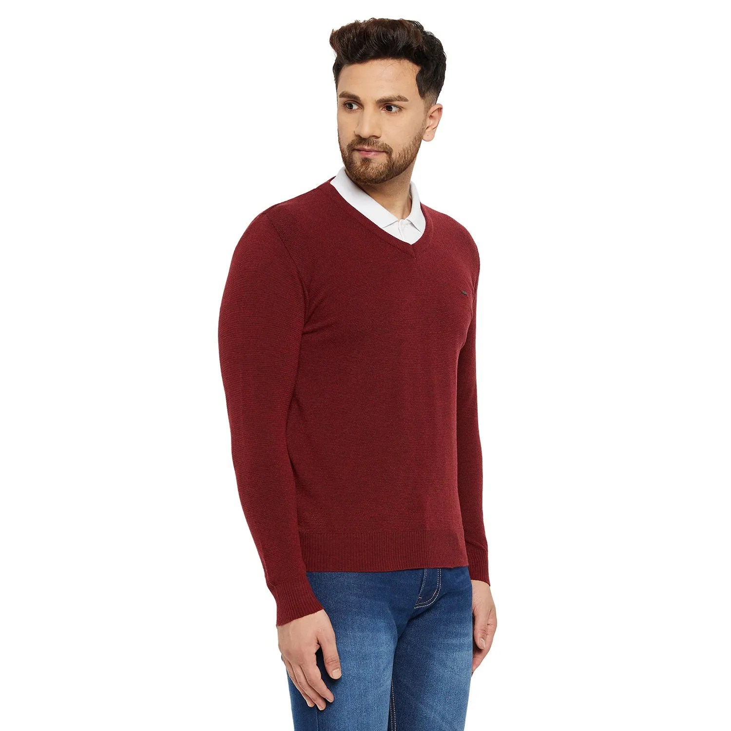 Duke Stardust Men V Neck Sweater (SDS675)