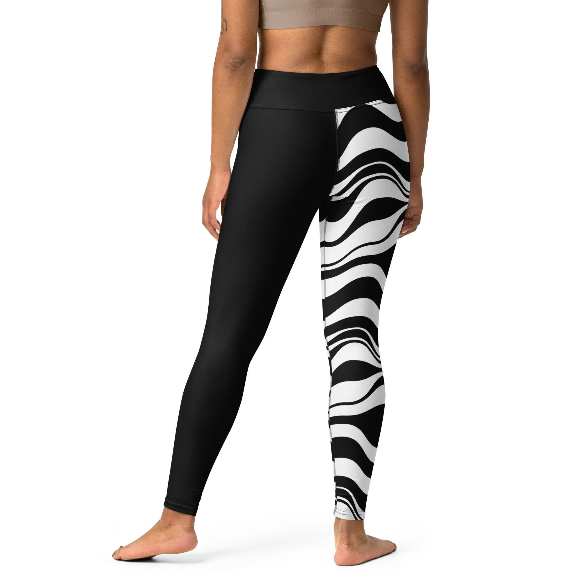 ENERGY WAVES black - Yoga Leggings