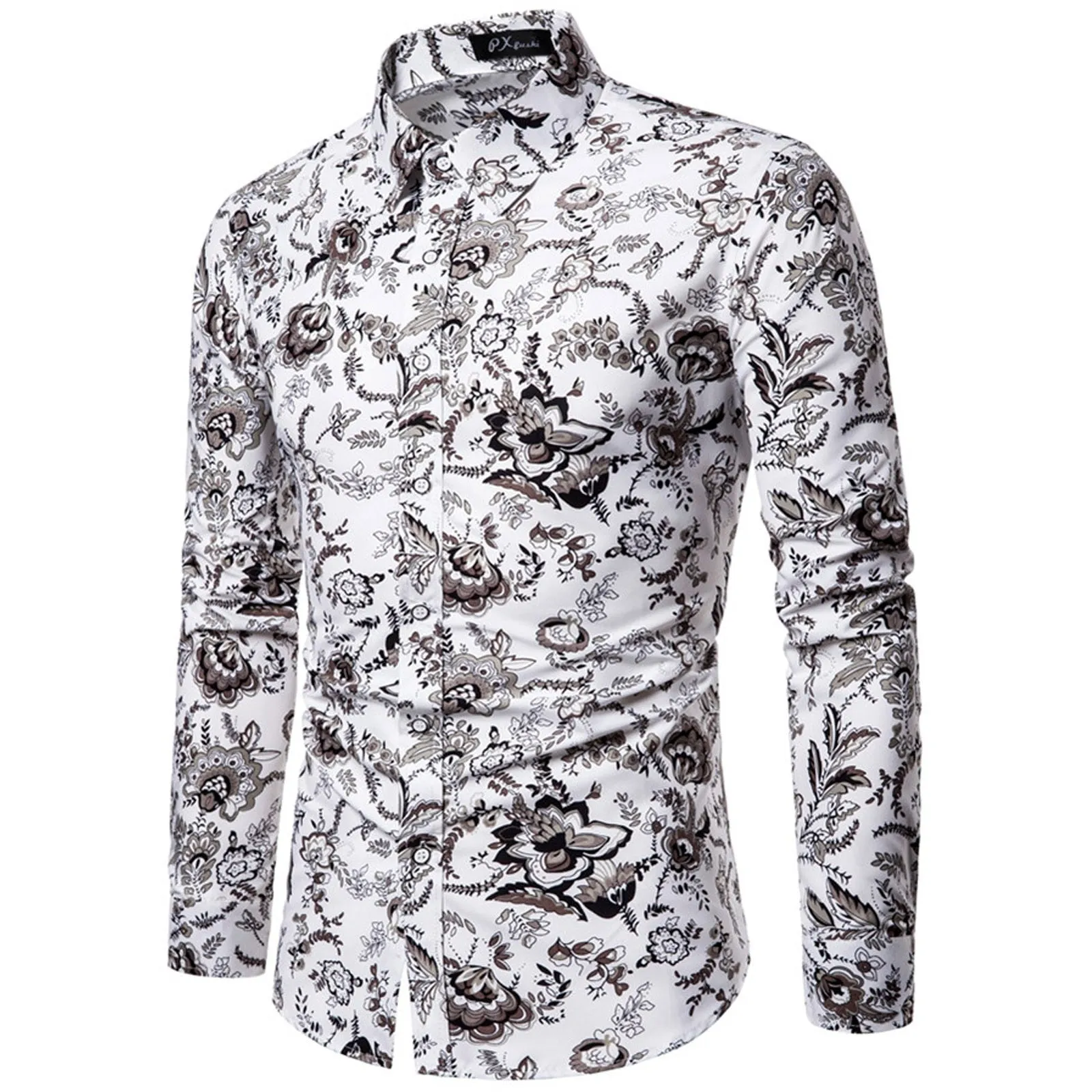 Funki Buys | Shirts | Men's Long Sleeve Luxurious Designer Shirt