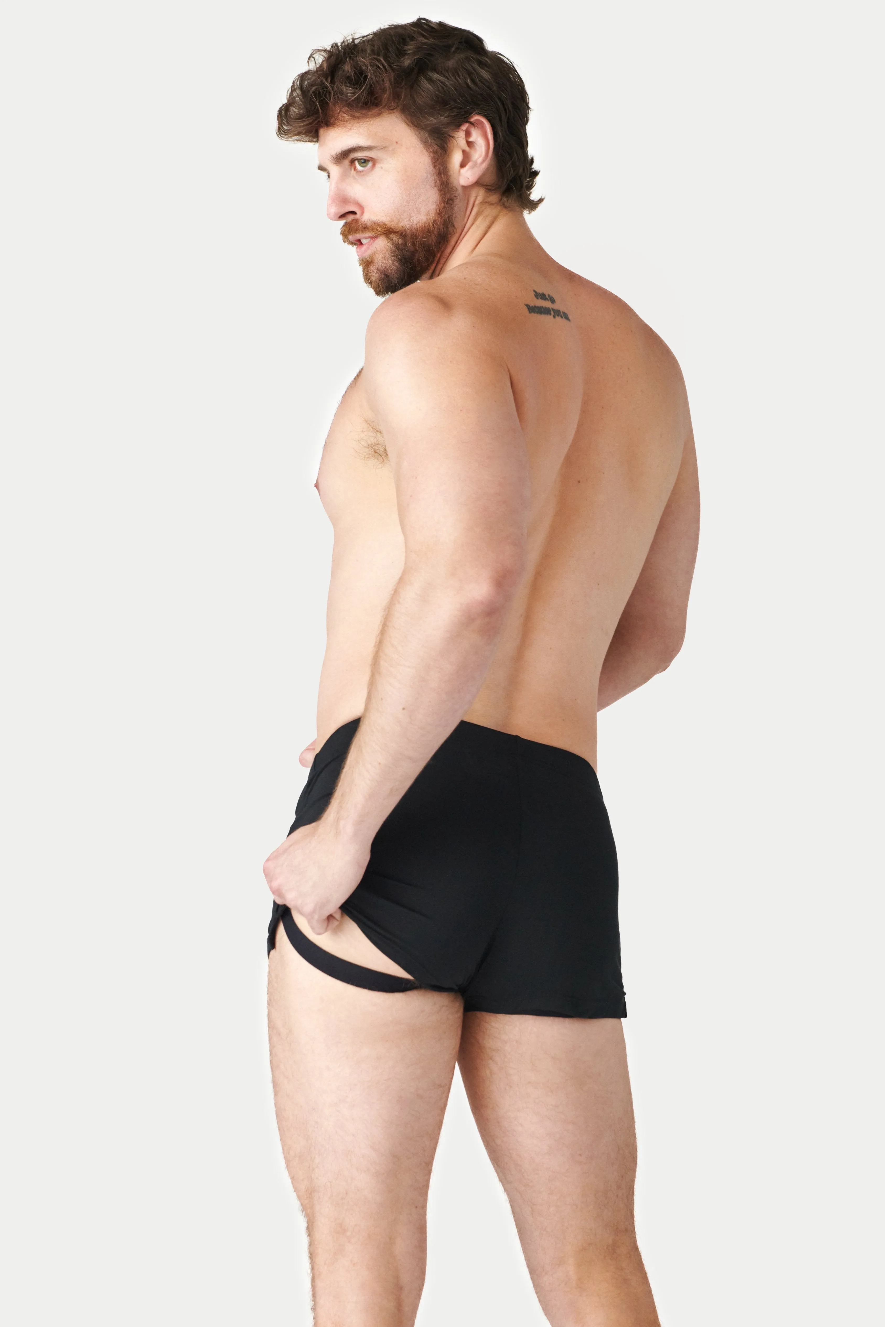 FUSION Jock Boxers - Black