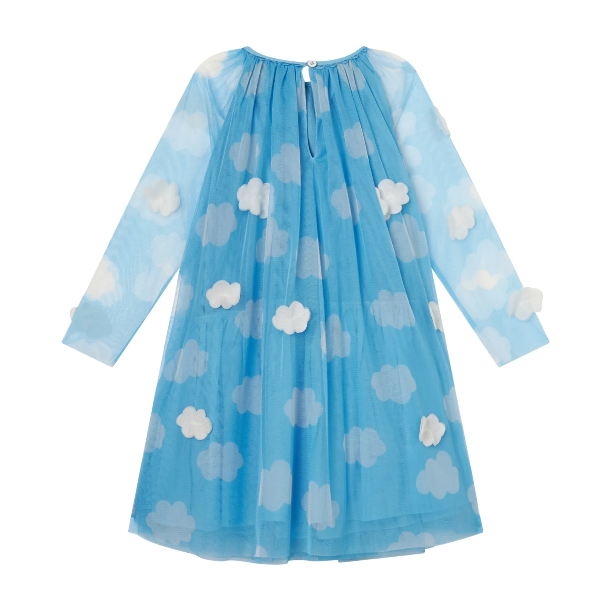 Girl Cloud Tulle Dress w/ 3D details