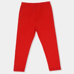 Girls Basic Tight - Red