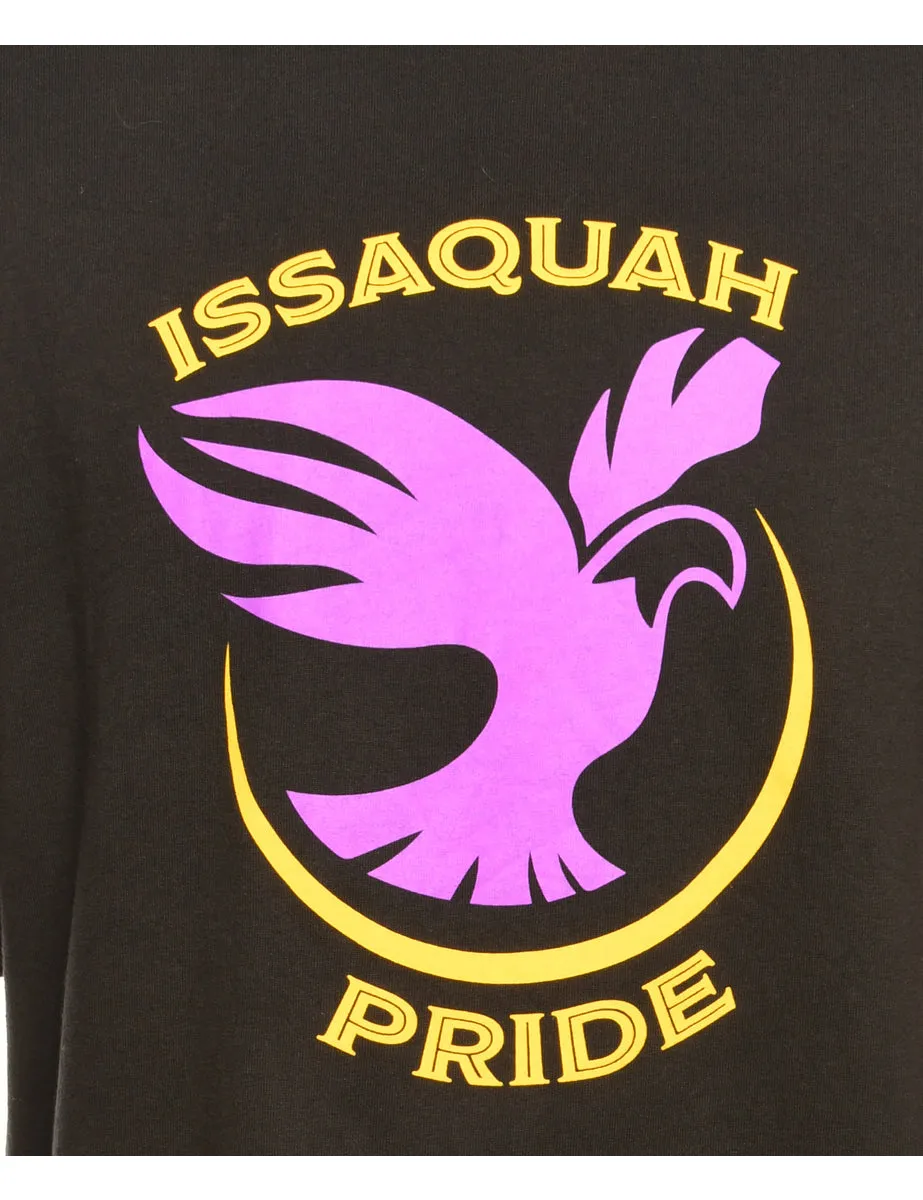 Hanes Issaquah Pride  Printed T-shirt - L