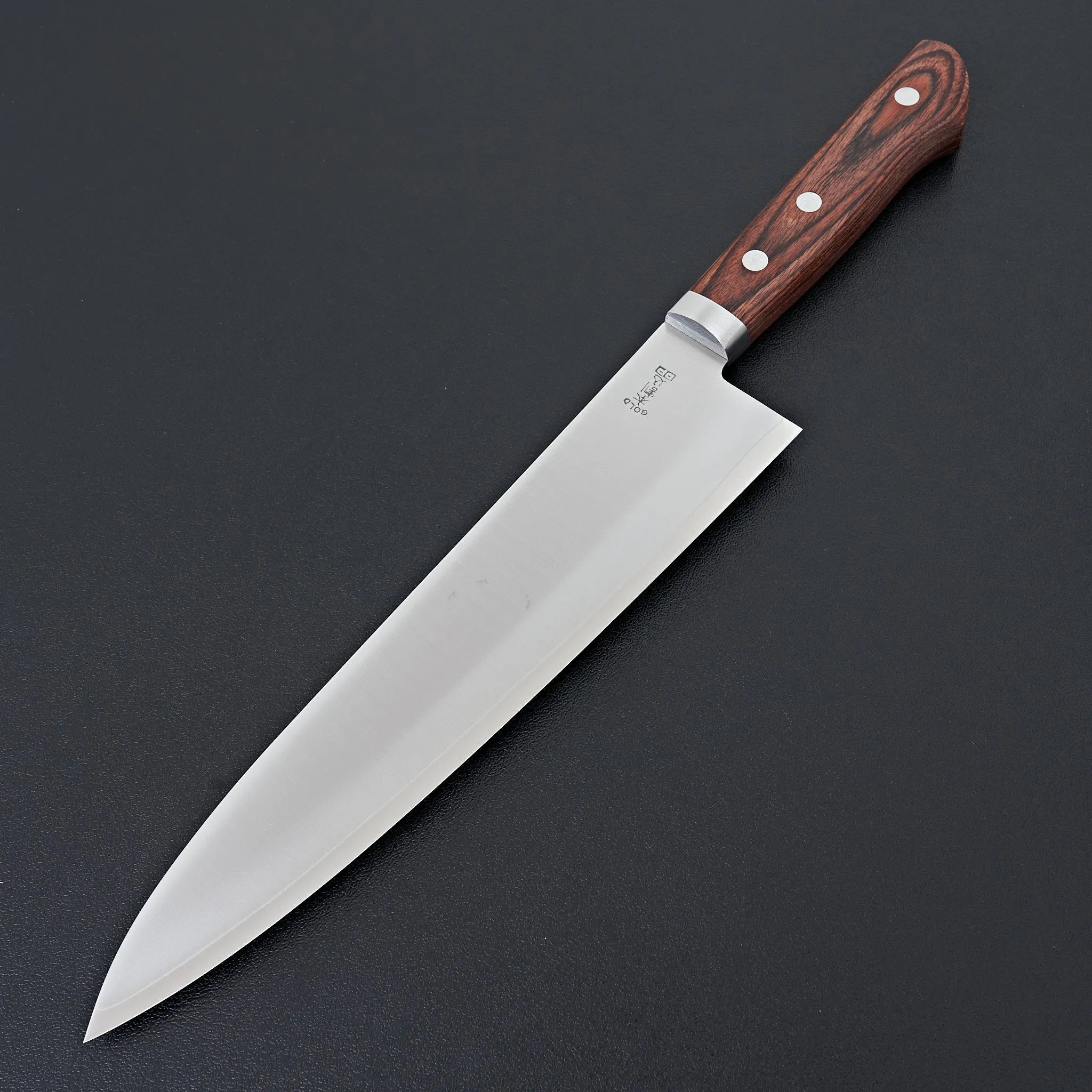 Hitohira Imojiya MZ VG-1 Gyuto 210mm Imitation Mahogany Handle