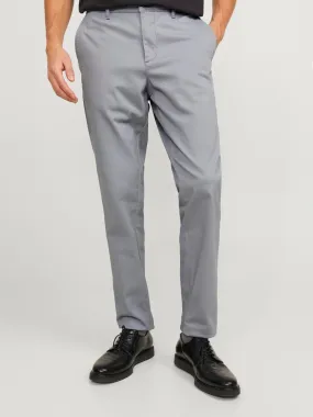 Jack & Jones Marco Slim Fit Low Rise Chino pants in LIGHT GREY