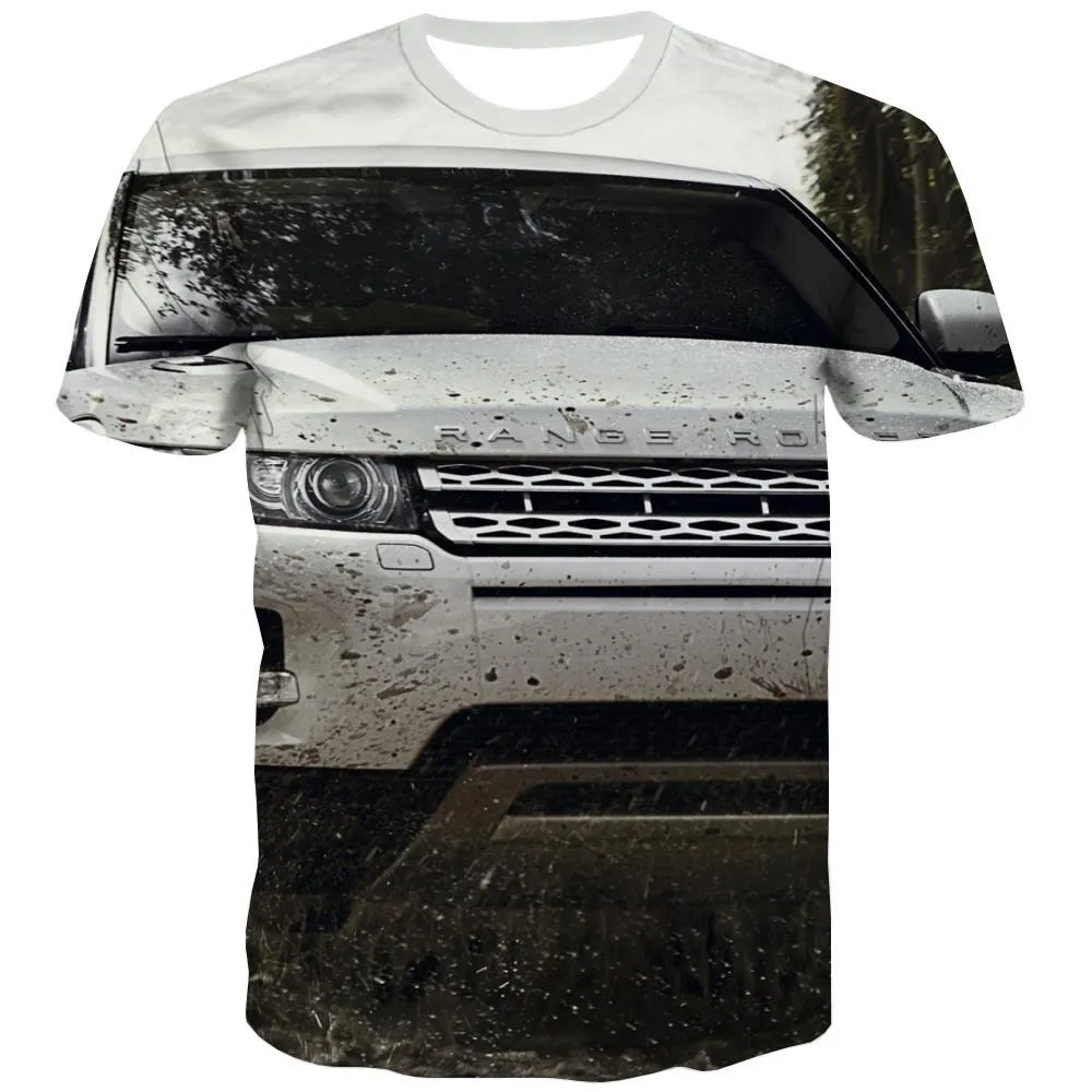 Jeep T shirts Men Offroad Tshirt Printed car T-shirts Graphic Short Sleeve