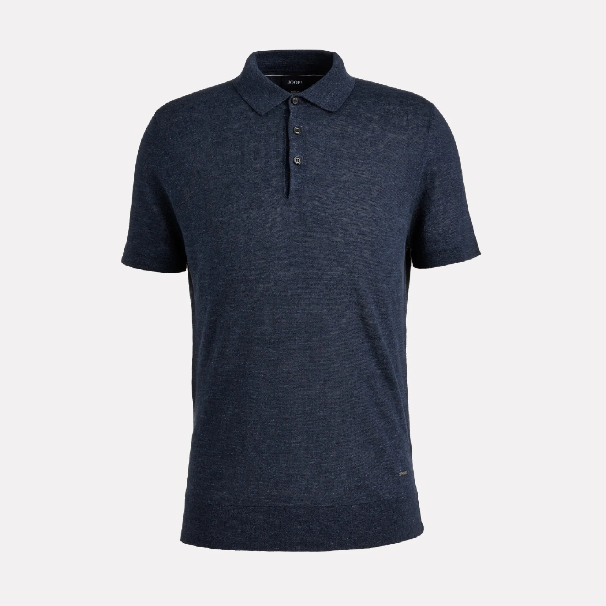 JOOP! Linen Blend Polo / Dark Blue