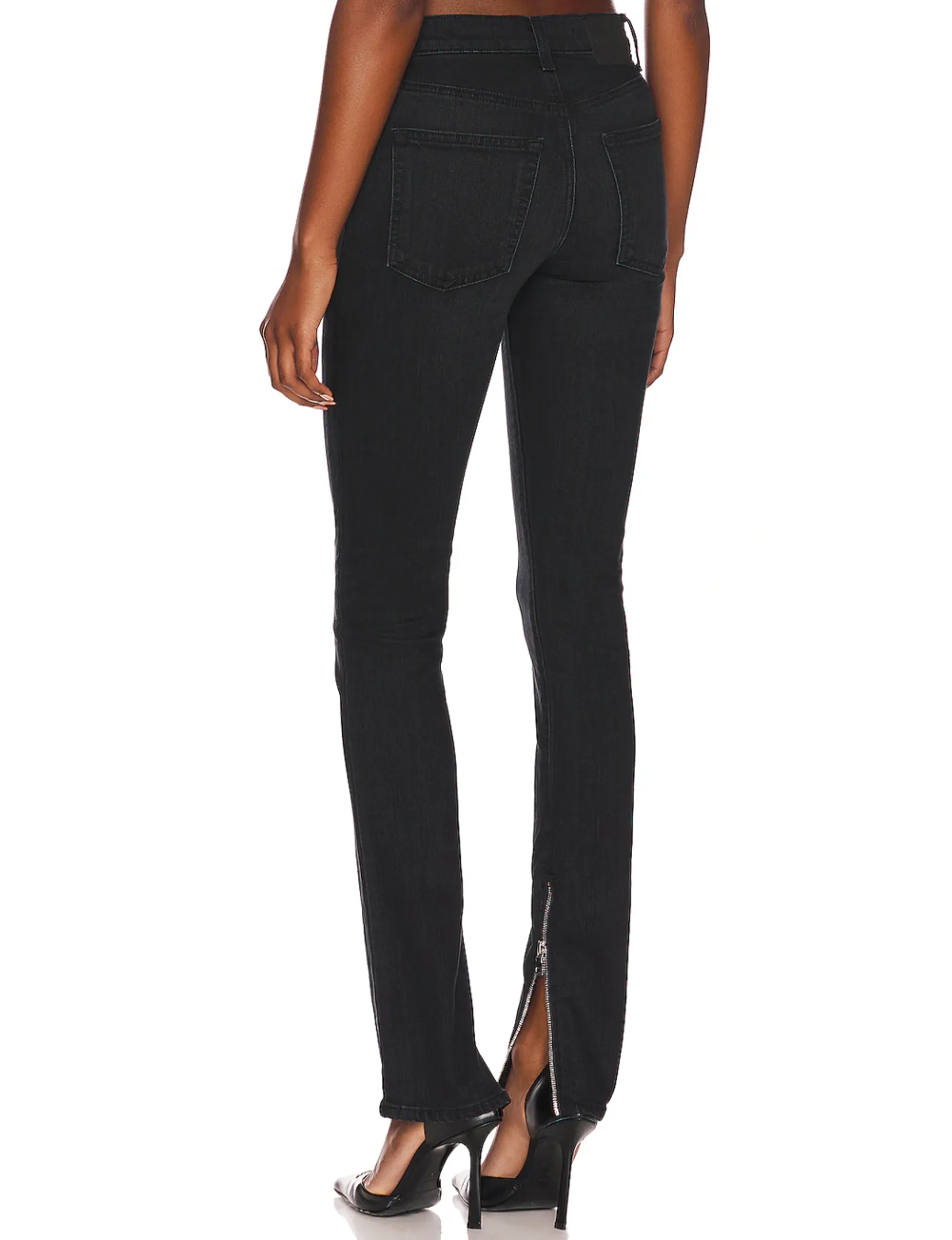 Karla Ankle Zip Skinny Jeans, Balmy Alley