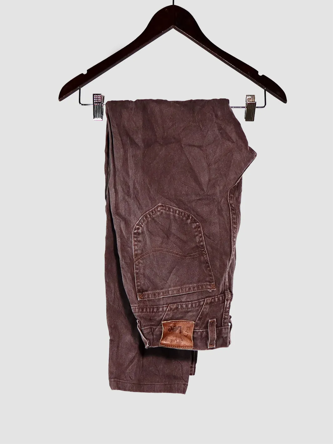 Lee Riveted Vintage Maroon Denim Jeans (8 Medium)