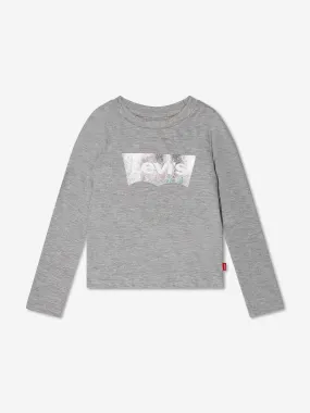 Levi's Wear Girls Batwing Logo Long Sleeve T-Shirt