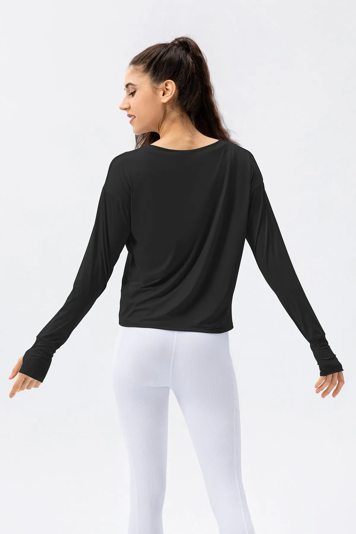 Long Sleeve Oversized Boyfriend T-Shirt