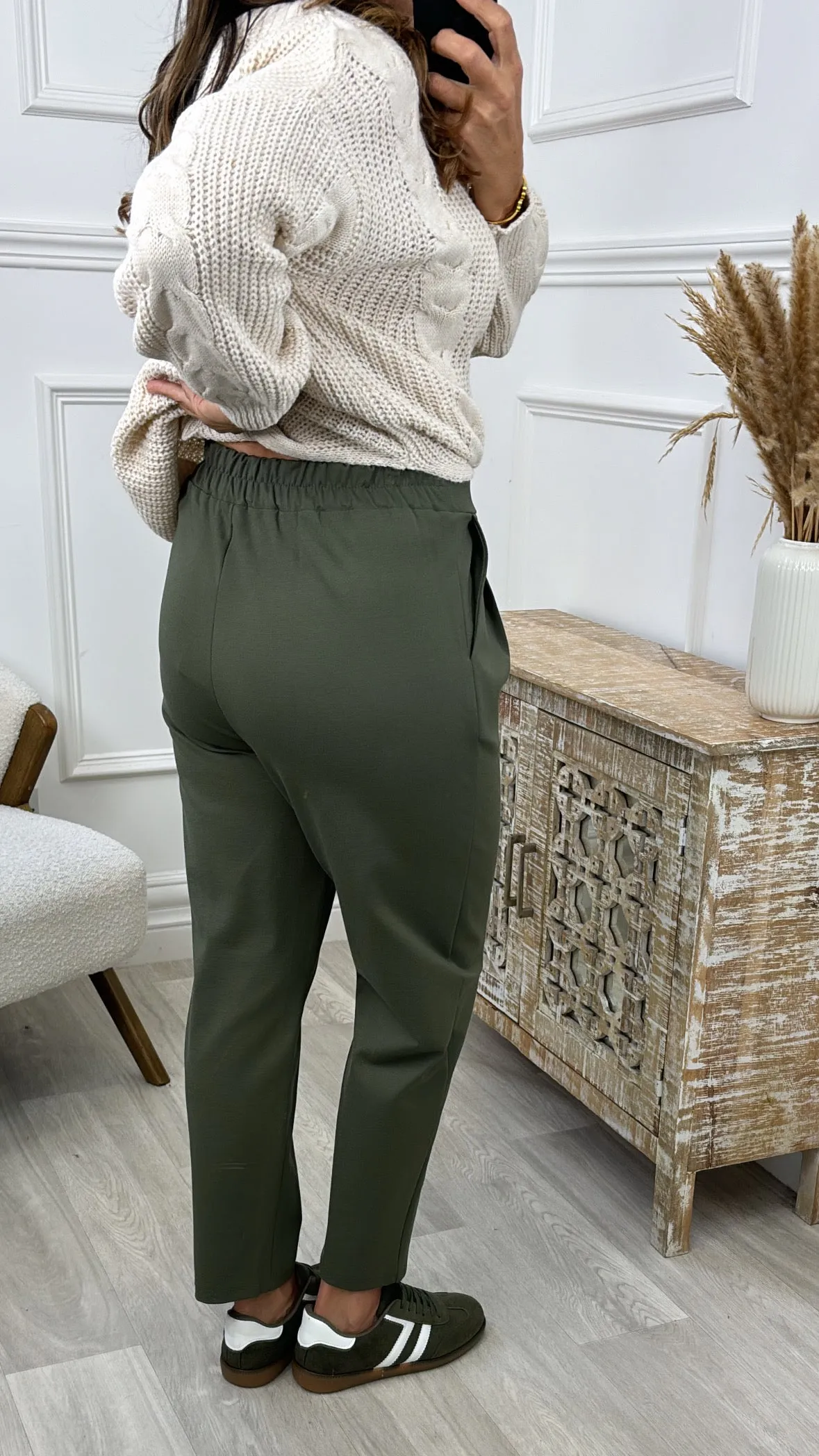 Maud Khaki Buggy Joggers