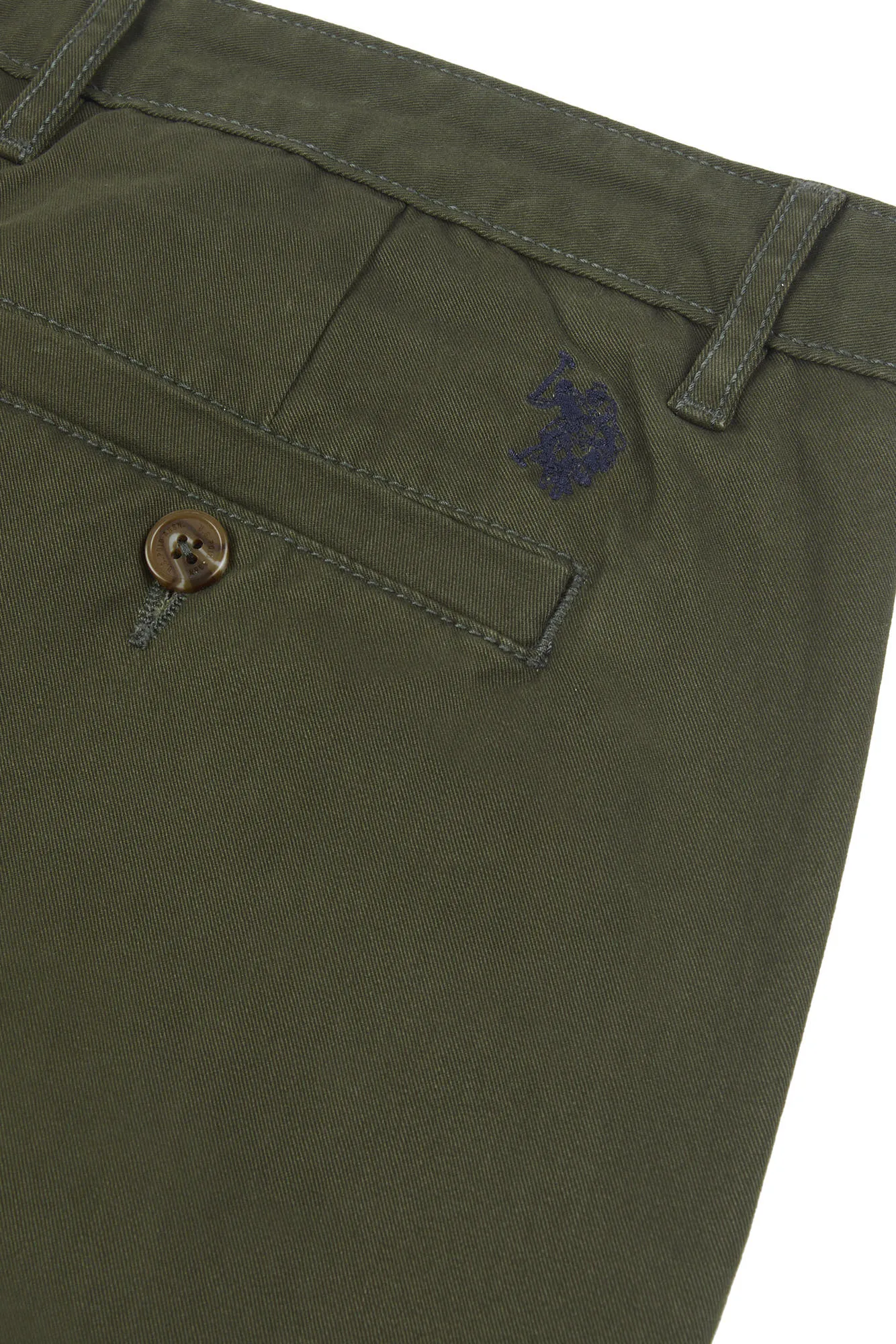 Mens Classic Chinos in Forest Night