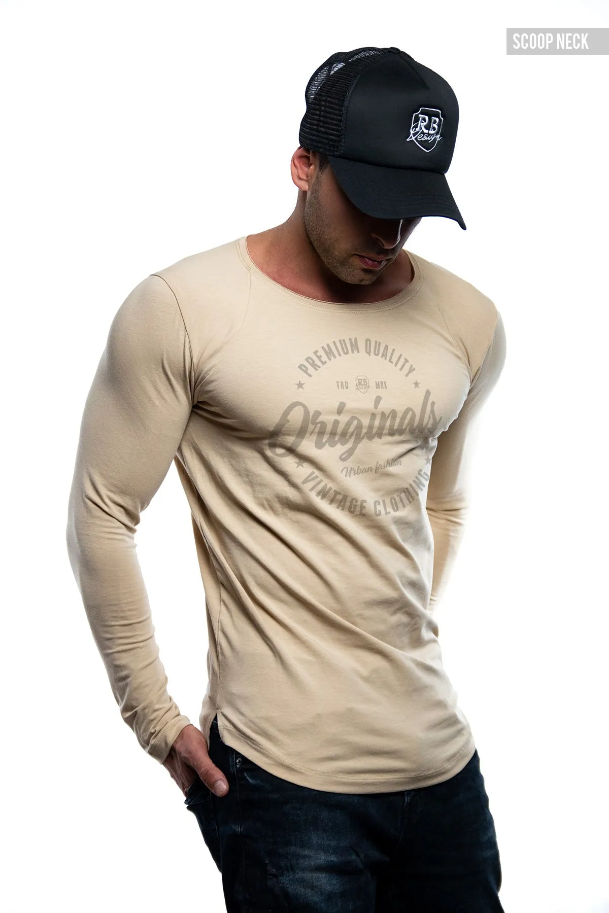 Mens Long Sleeve T-shirt "Originals" MD958