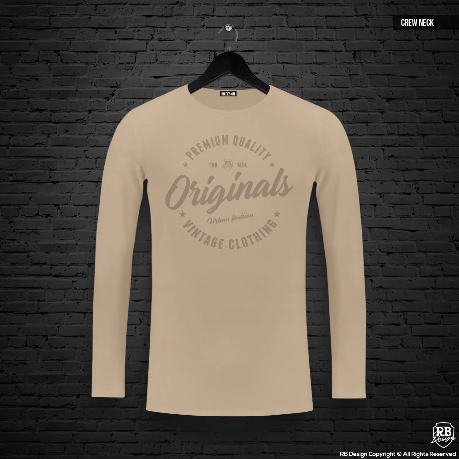 Mens Long Sleeve T-shirt "Originals" MD958