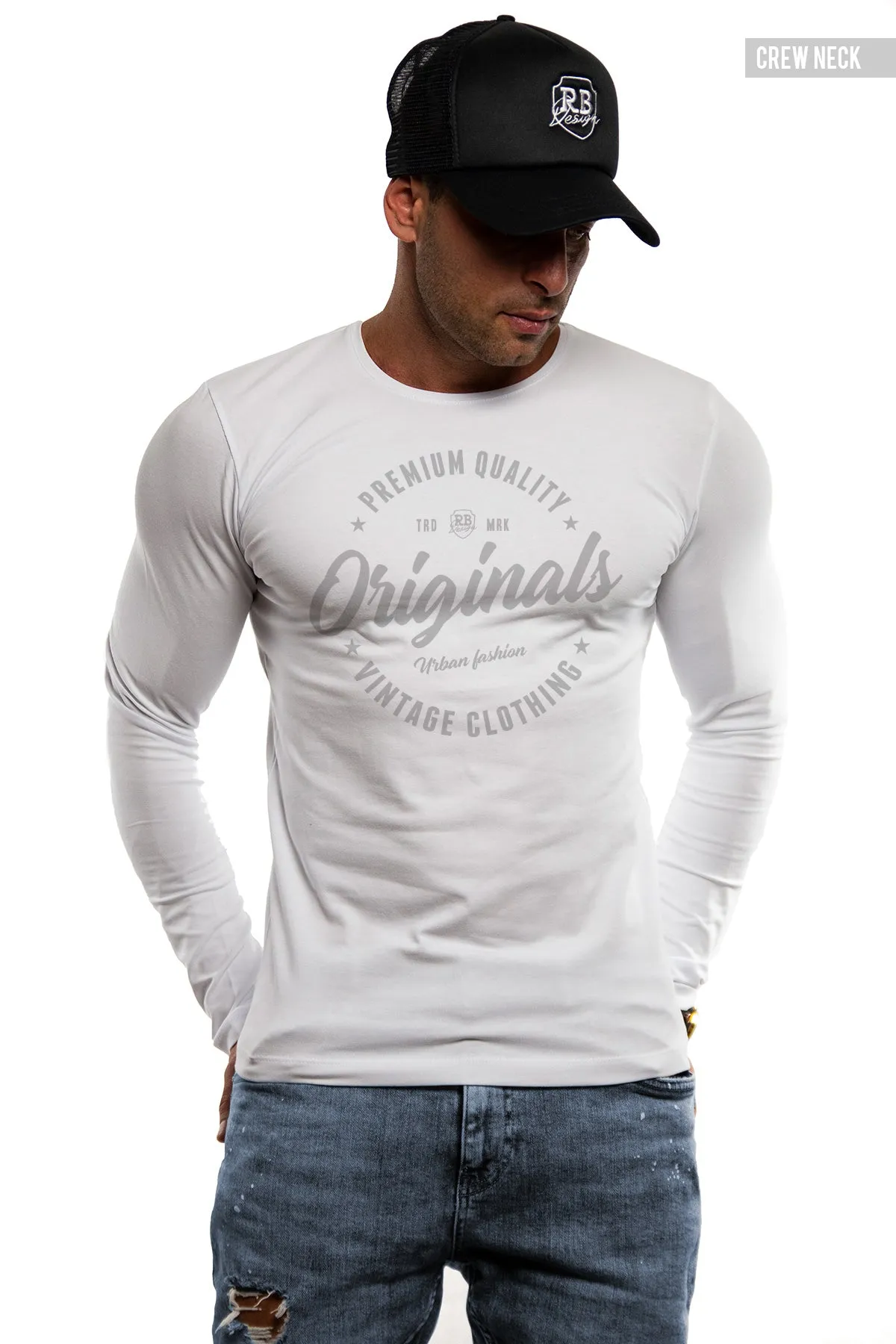 Mens Long Sleeve T-shirt "Originals" MD958