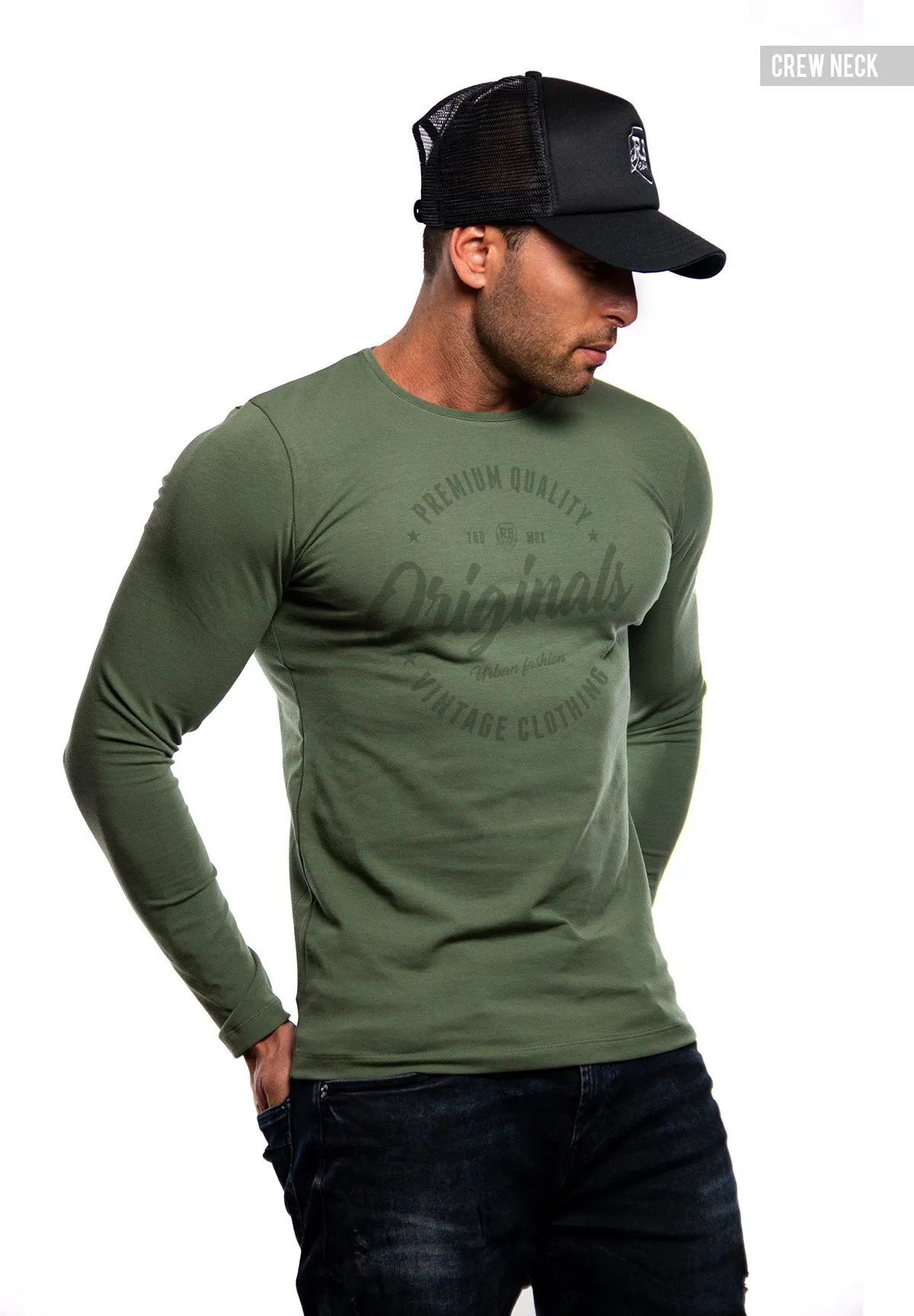 Mens Long Sleeve T-shirt "Originals" MD958