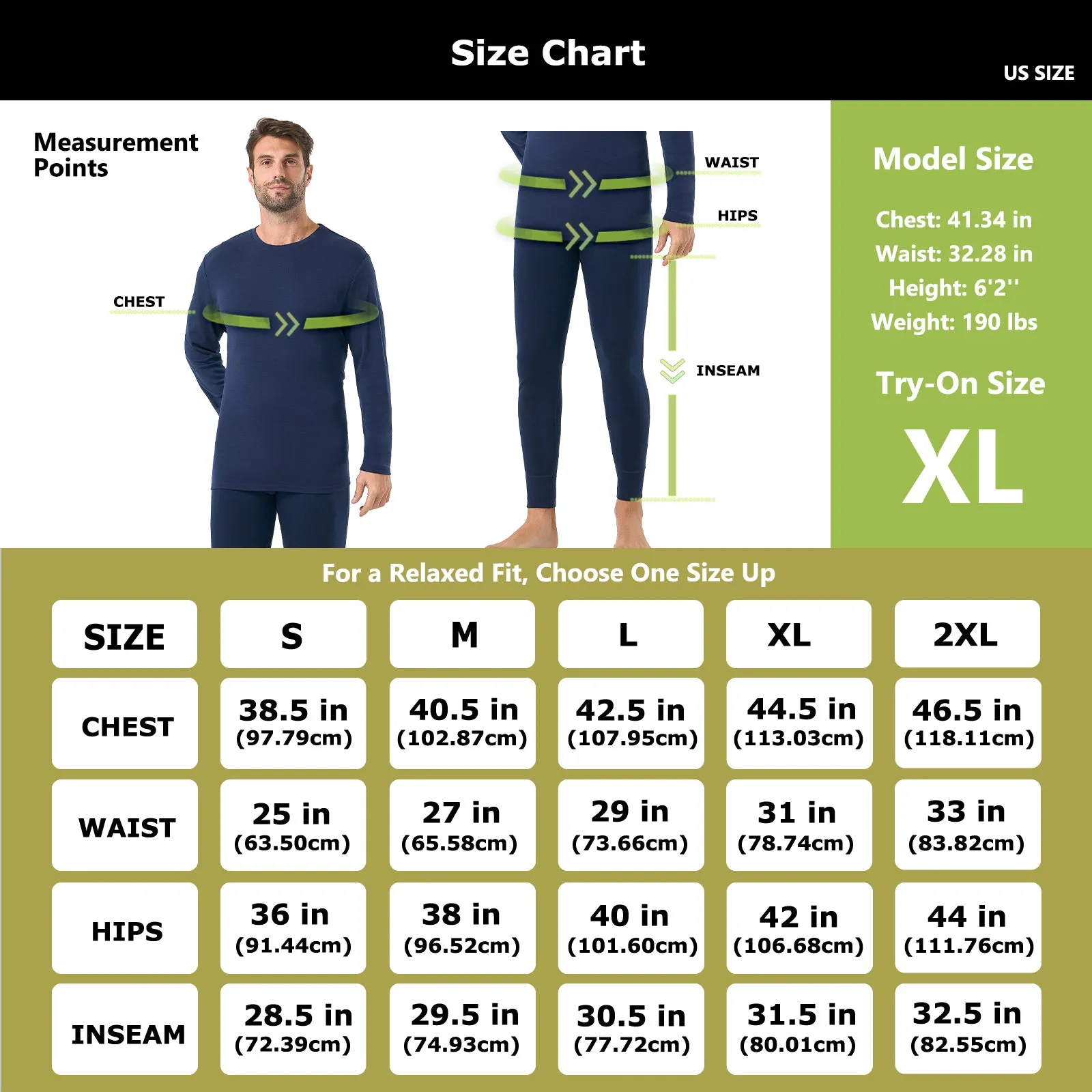 Men's Merino 250g Thermal Base Layer Set Navy